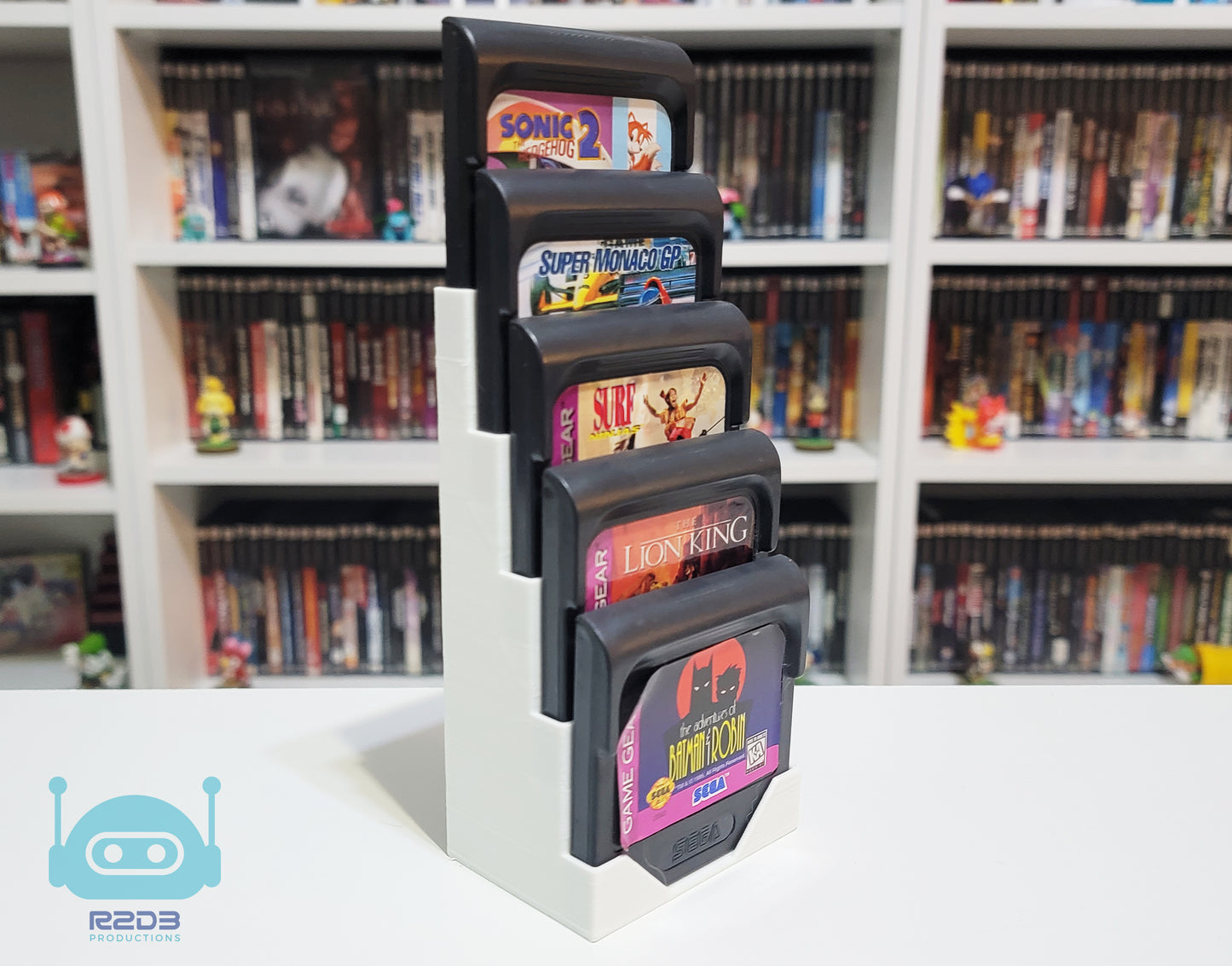 R2D3 Display for SEGA Game Gear Games (1 to 52 Cartridges)