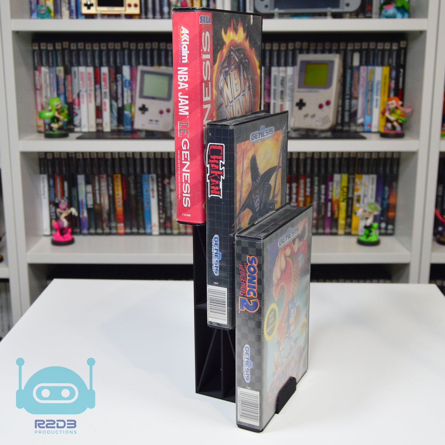 Présentoir pour boîtes SEGA Genesis et MegaDrive GEN MD (1 à 4 boîtes)