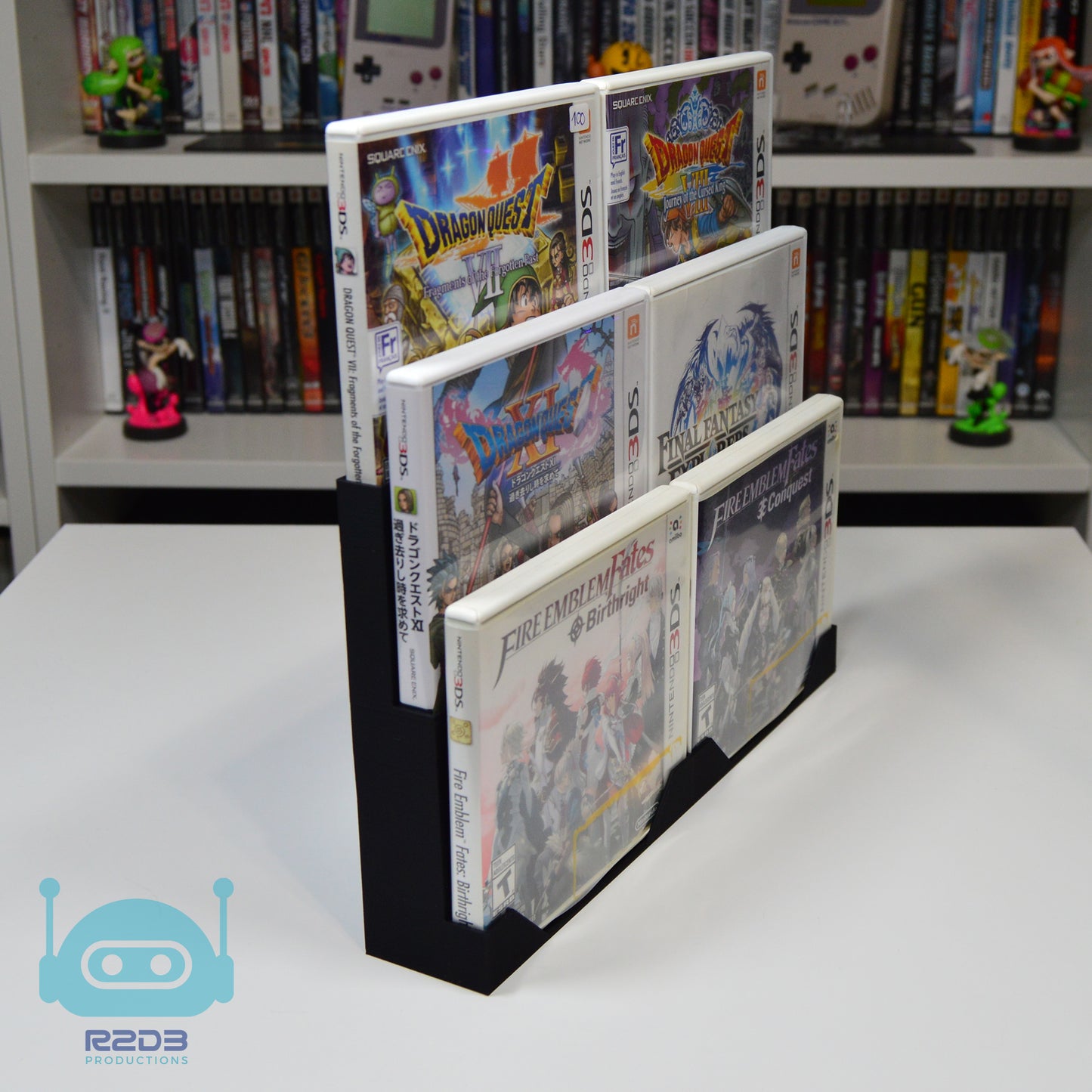 Présentoir pour boîtiers de jeux Nintendo 3DS (jusqu'à 10 boîtes)