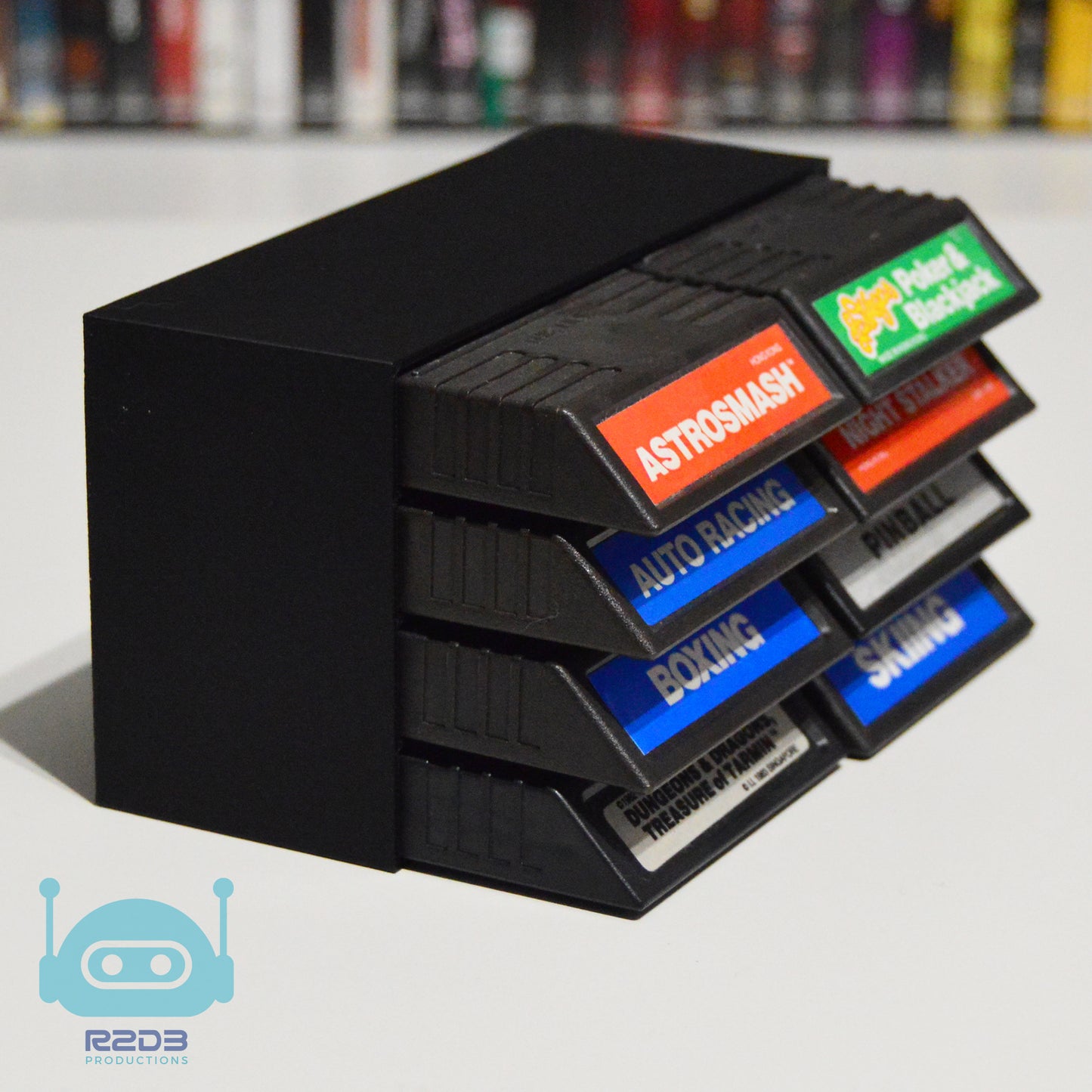 Présentoir en rack pour cartouches de jeu Intellivision (1 à 39 cartouches)