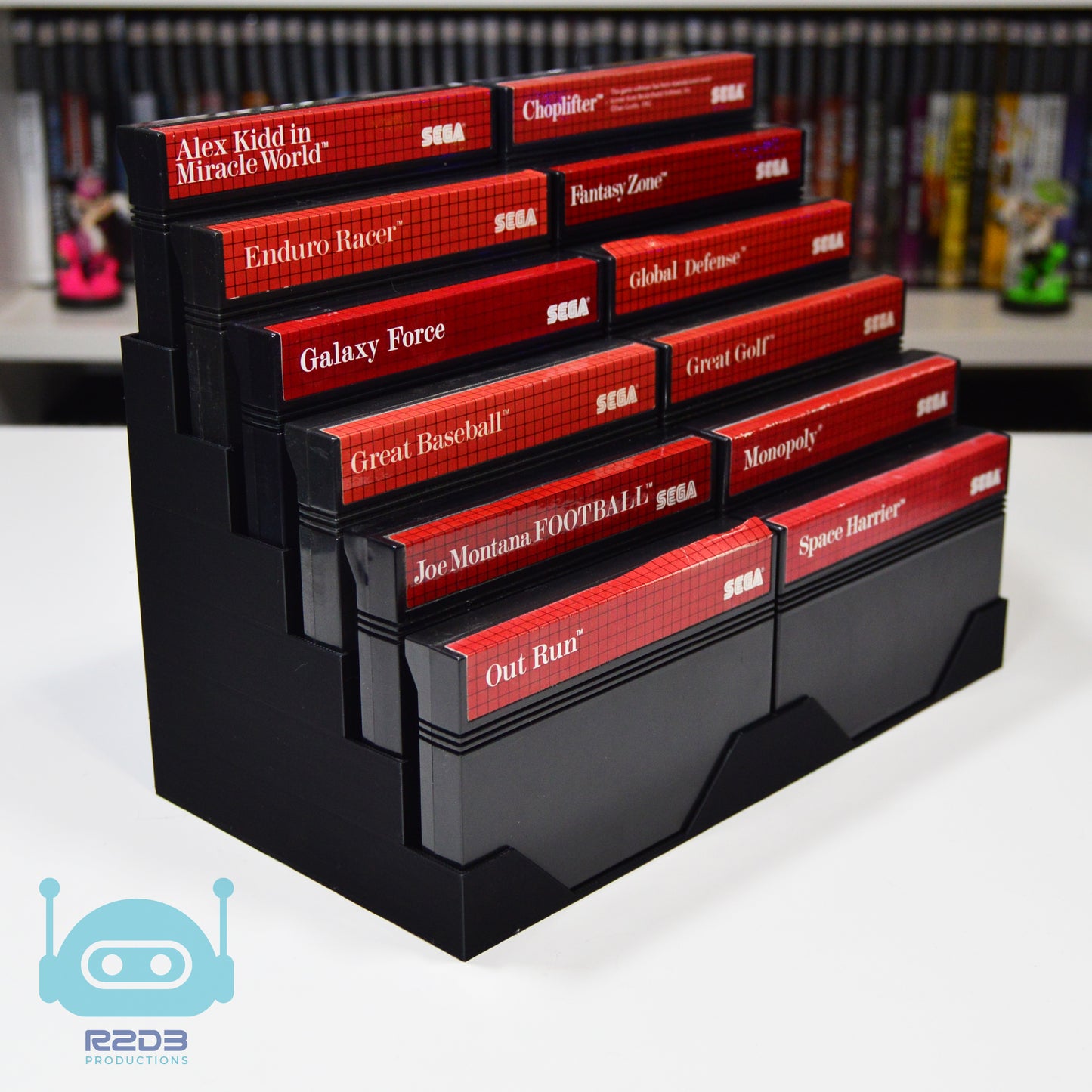 Présentoir pour jeux SEGA Master System  (1 à 48 cartouches)