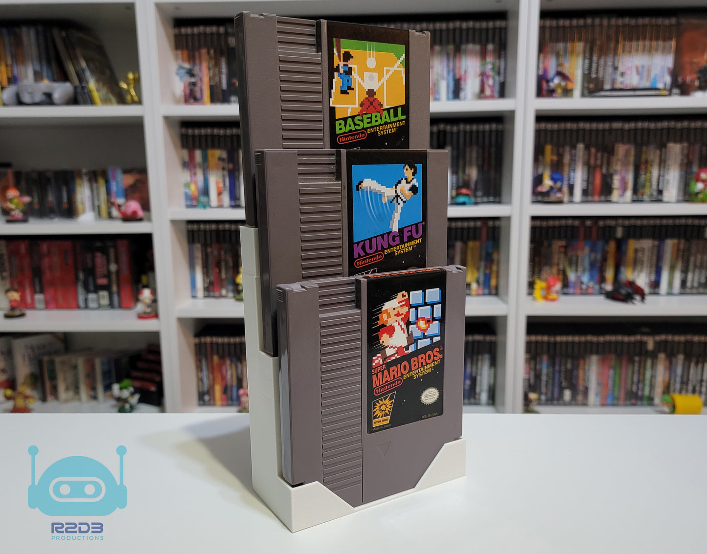 R2D3 Display for Nintendo NES Games (1 to 10 Cartridges)