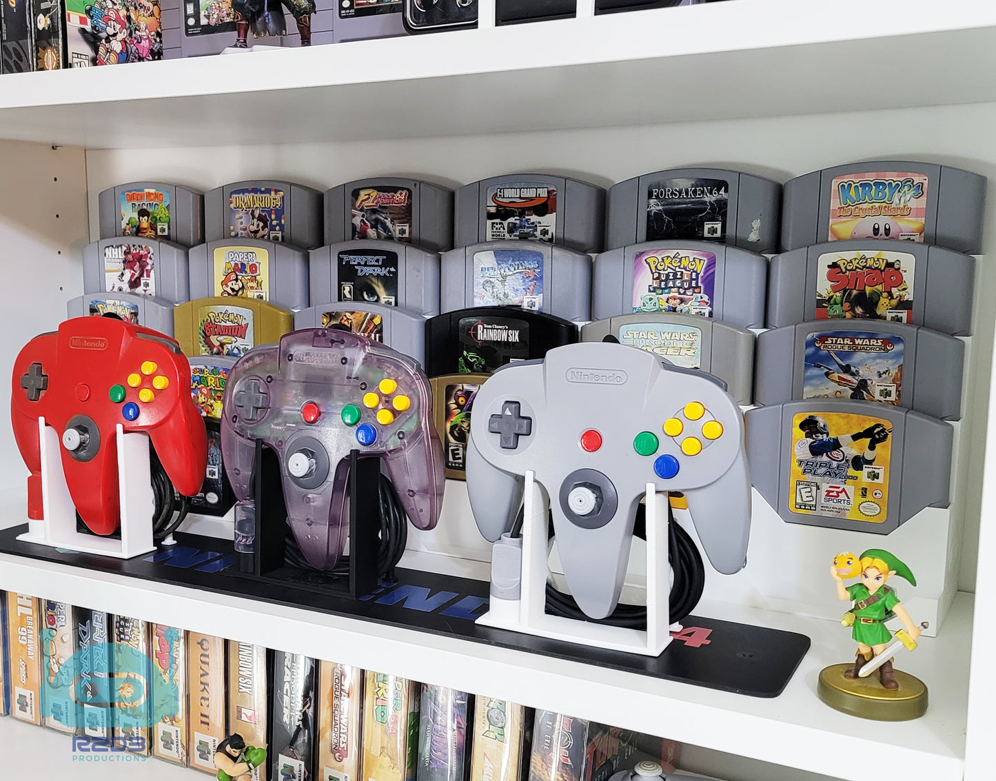 R2D3 Display for Nintendo 64 Games (1 to 16 Cartridges)