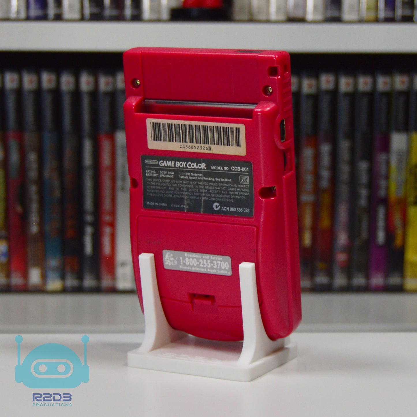 Support R2D3 pour console Game Boy Color