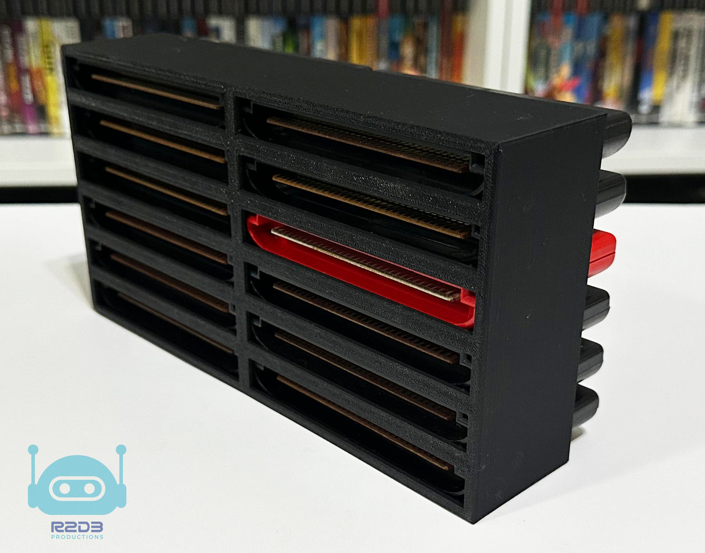 R2D3 Rack Display for SEGA Genesis / MegaDrive GEN MD (1 to 28 Cartridges)