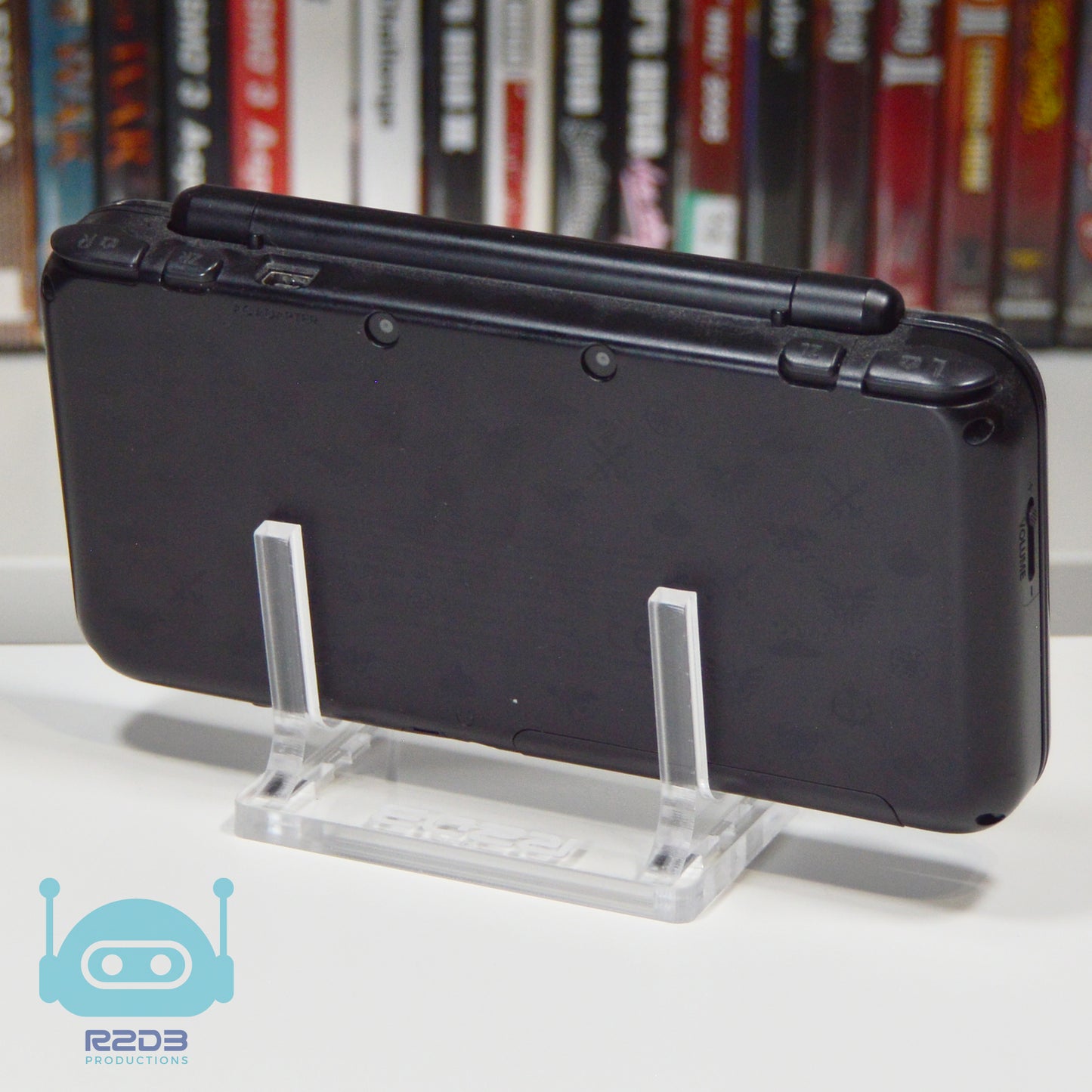 Support de console en acrylique R2D3 pour Nintendo 3DS XL et 2DS XL
