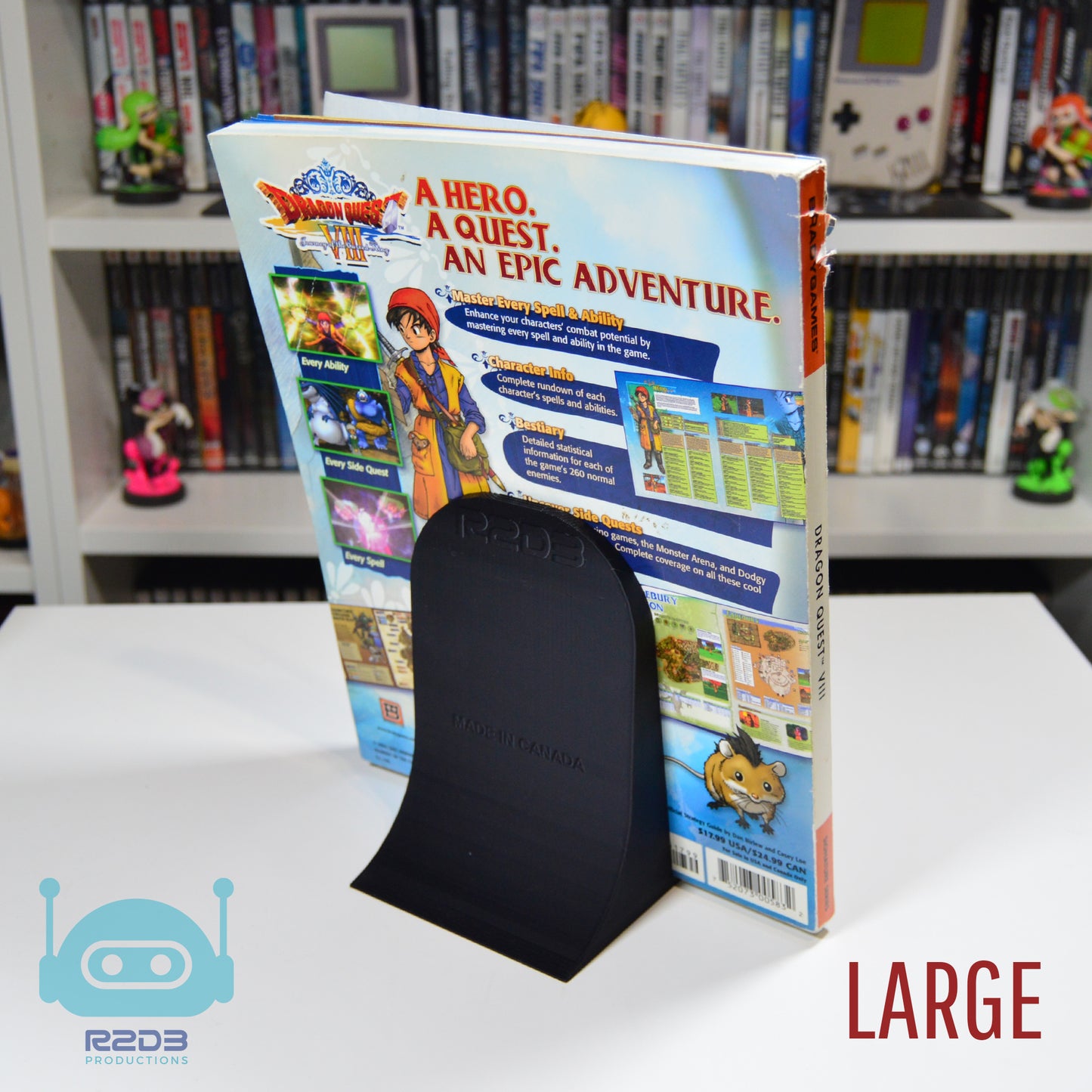 Présentoir à livres pour Manga, Livre de cuisine, Guide, Magazine, Bande dessinée, Boîtes, etc. (5 mm à 60 mm d'épaisseur)