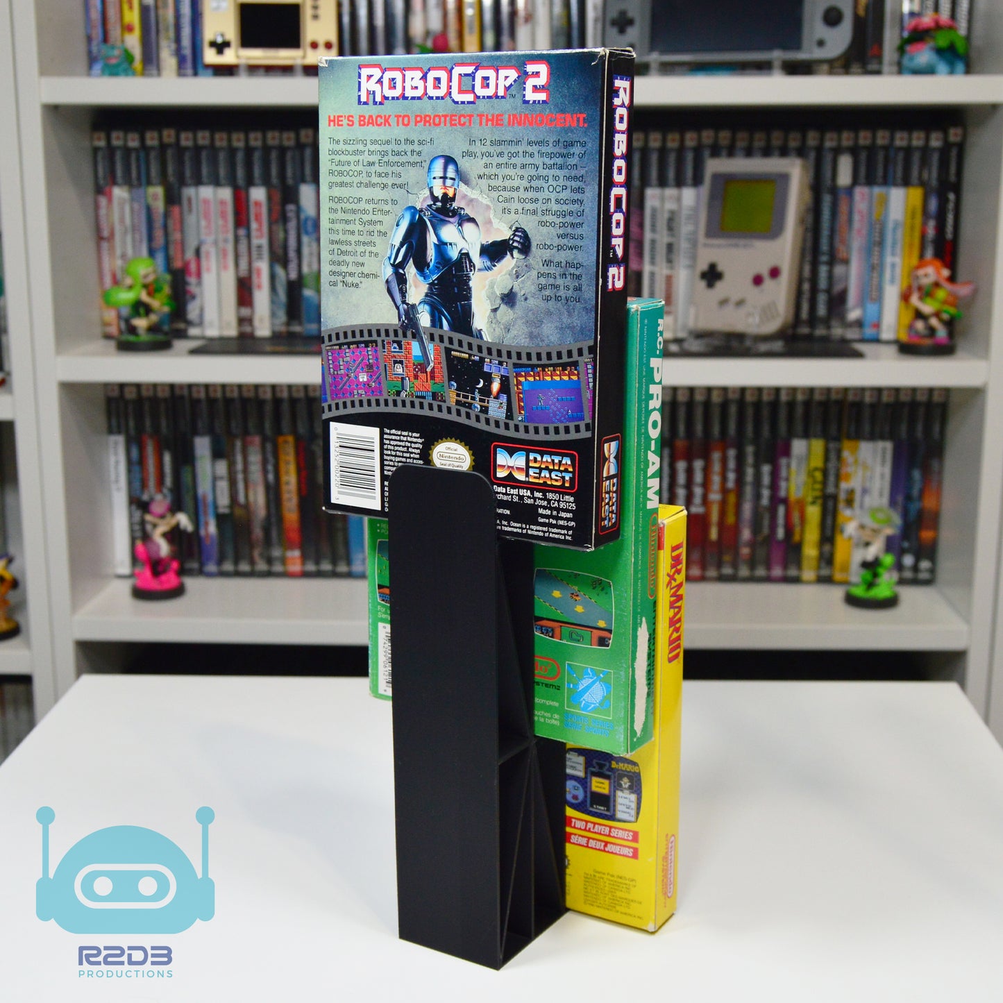 Présentoir pour boîtes de Nintendo Entertainment System NES (1 à 4 boîtes)