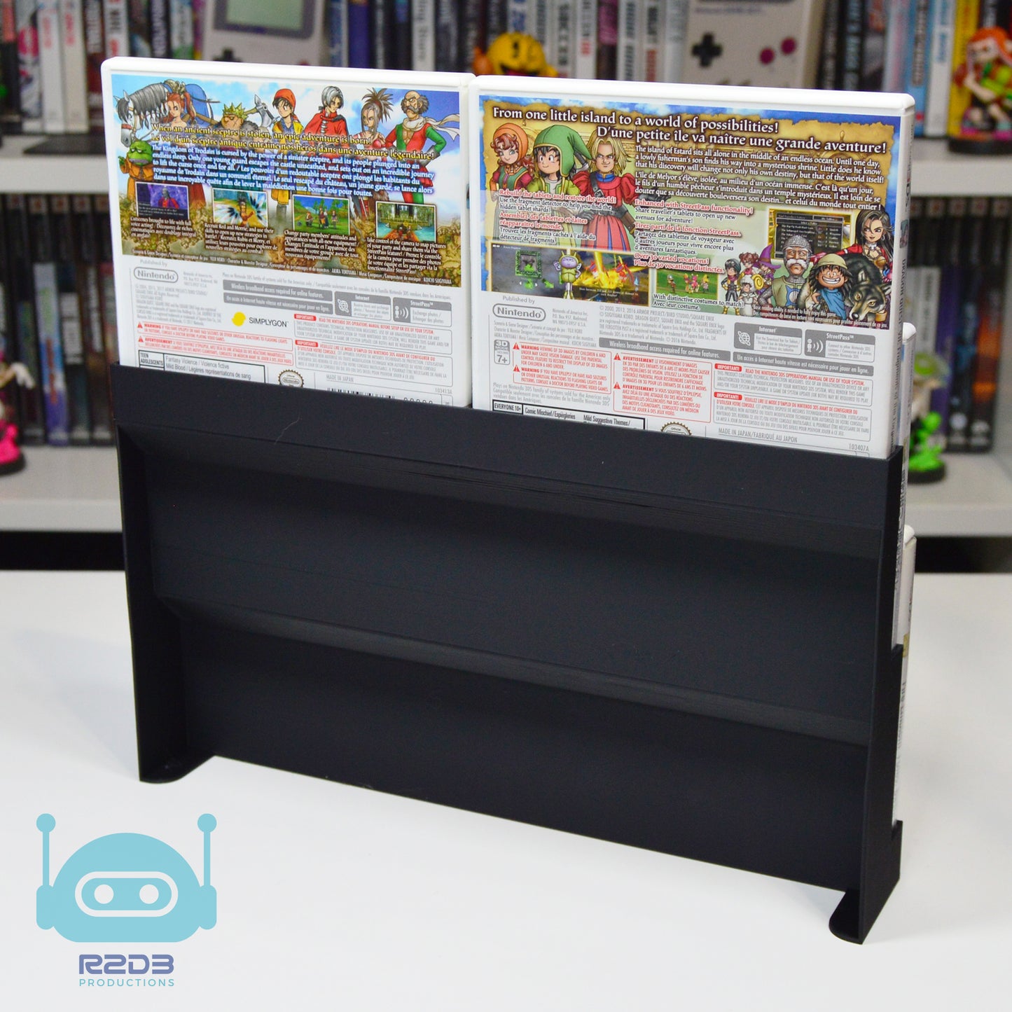 Présentoir pour boîtiers de jeux Nintendo 3DS (jusqu'à 10 boîtes)