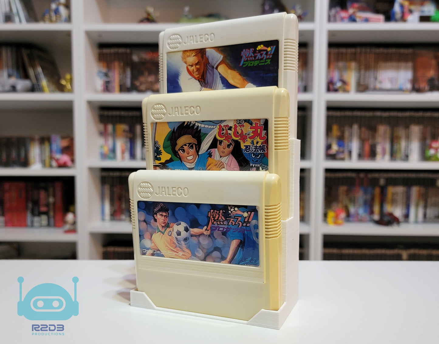 R2D3 Display for Nintendo Famicom Games (1 to 16 Cartridges)