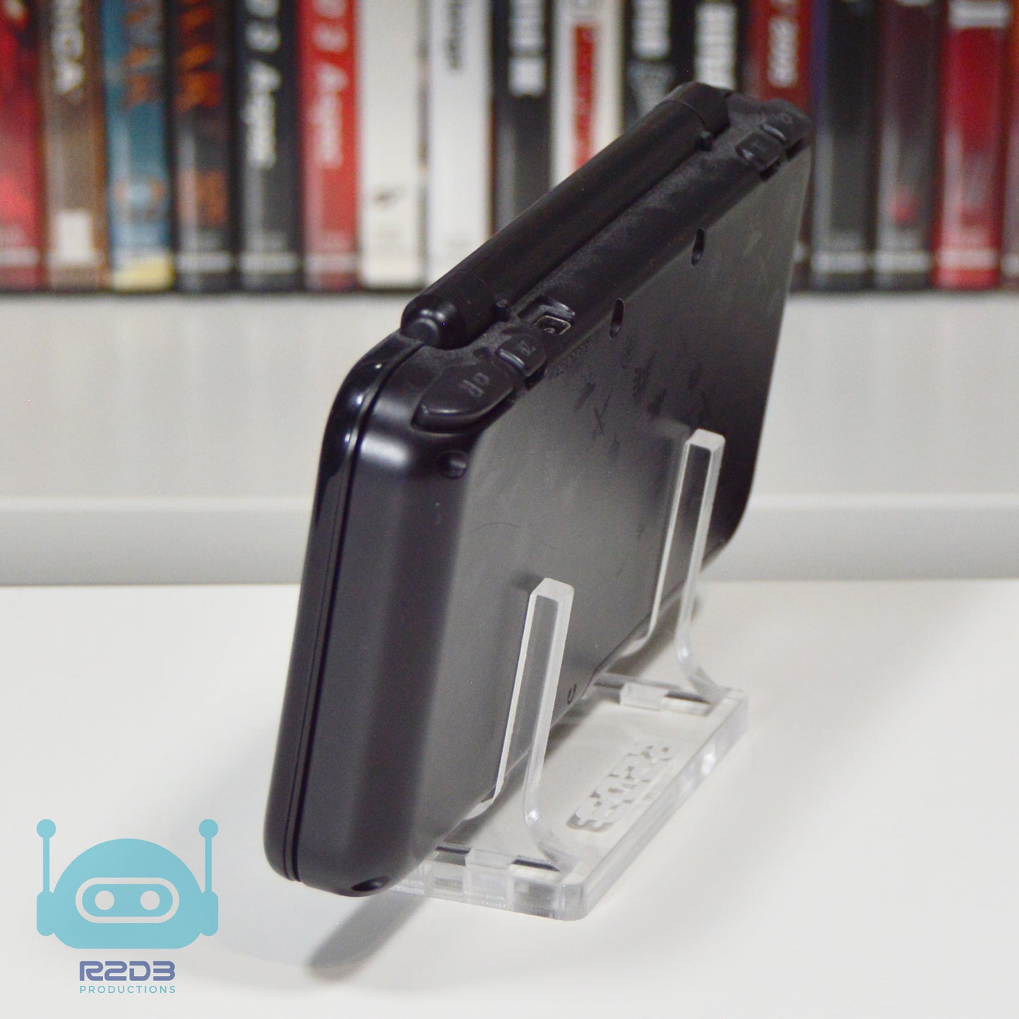 Support de console en acrylique R2D3 pour Nintendo 3DS XL et 2DS XL