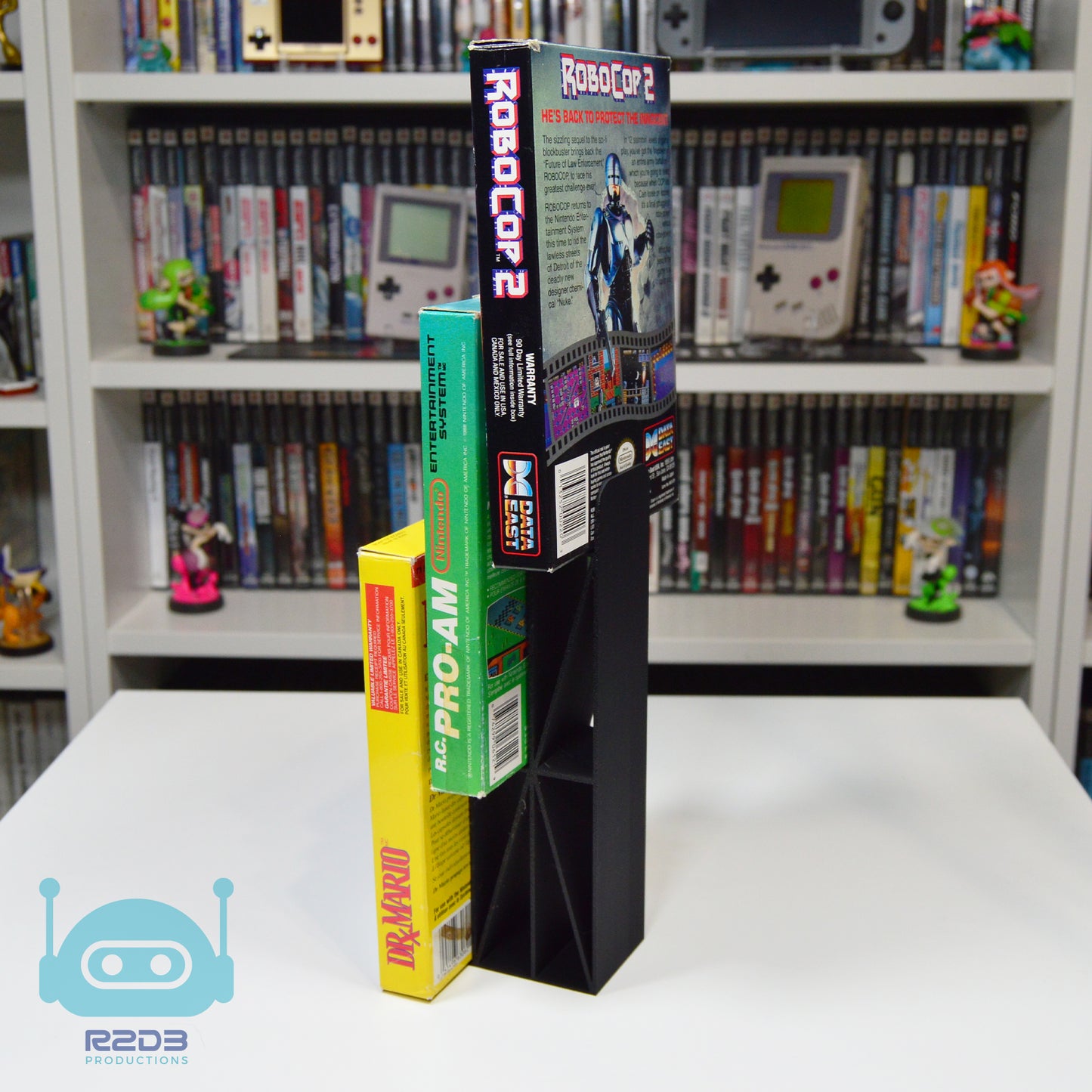 Présentoir pour boîtes de Nintendo Entertainment System NES (1 à 4 boîtes)