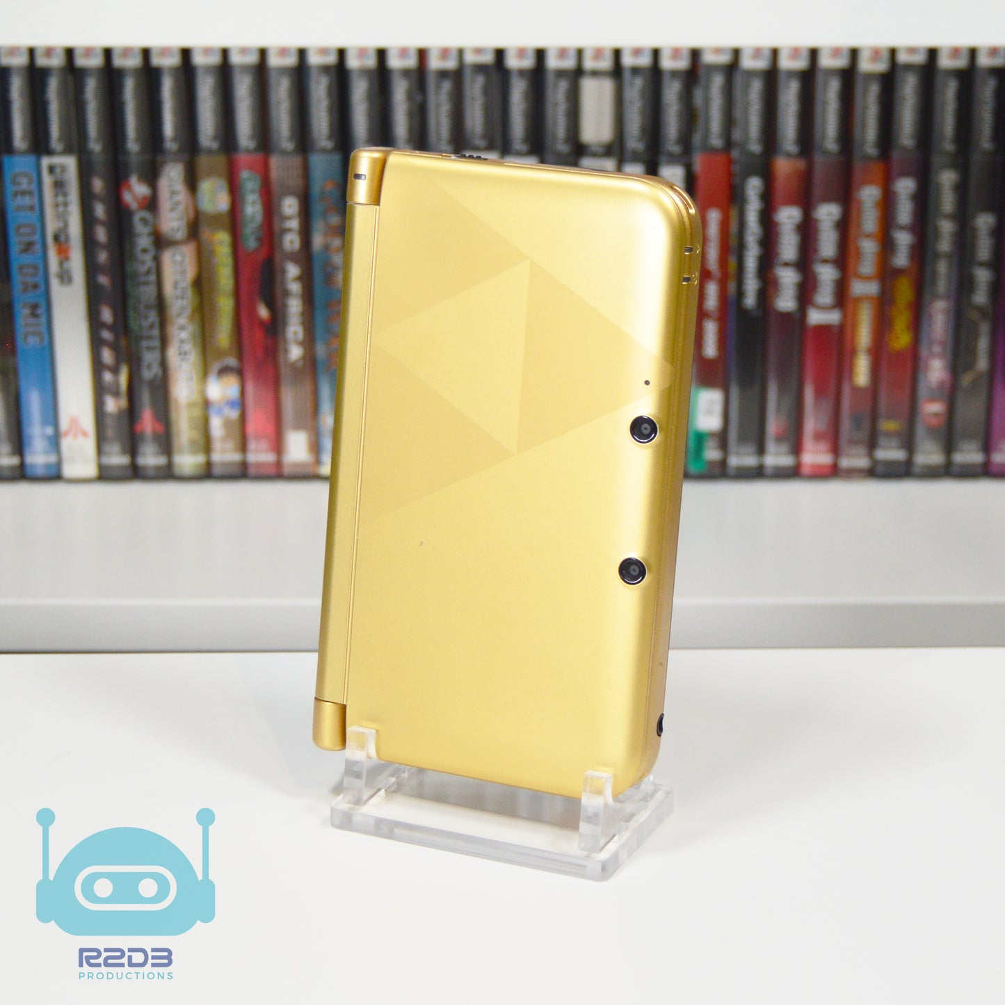 Support de console en acrylique R2D3 pour Nintendo 3DS XL et 2DS XL