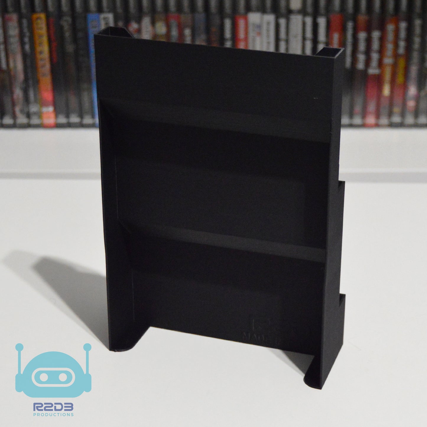 Présentoir pour DVD standard, PS2, PS3, PS4, Gamecube, Wii, Xbox, etc. (1 à 8 boîtiers)