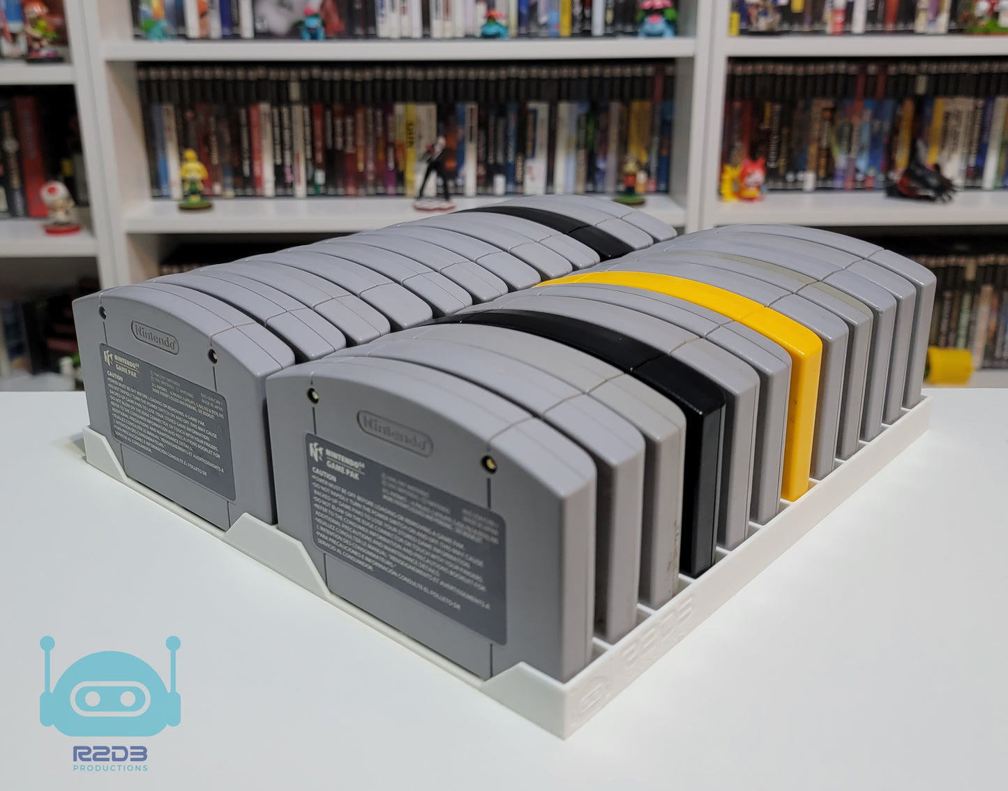 Support R2D3 pour jeux Nintendo 64 (1 à 26 cartouches)