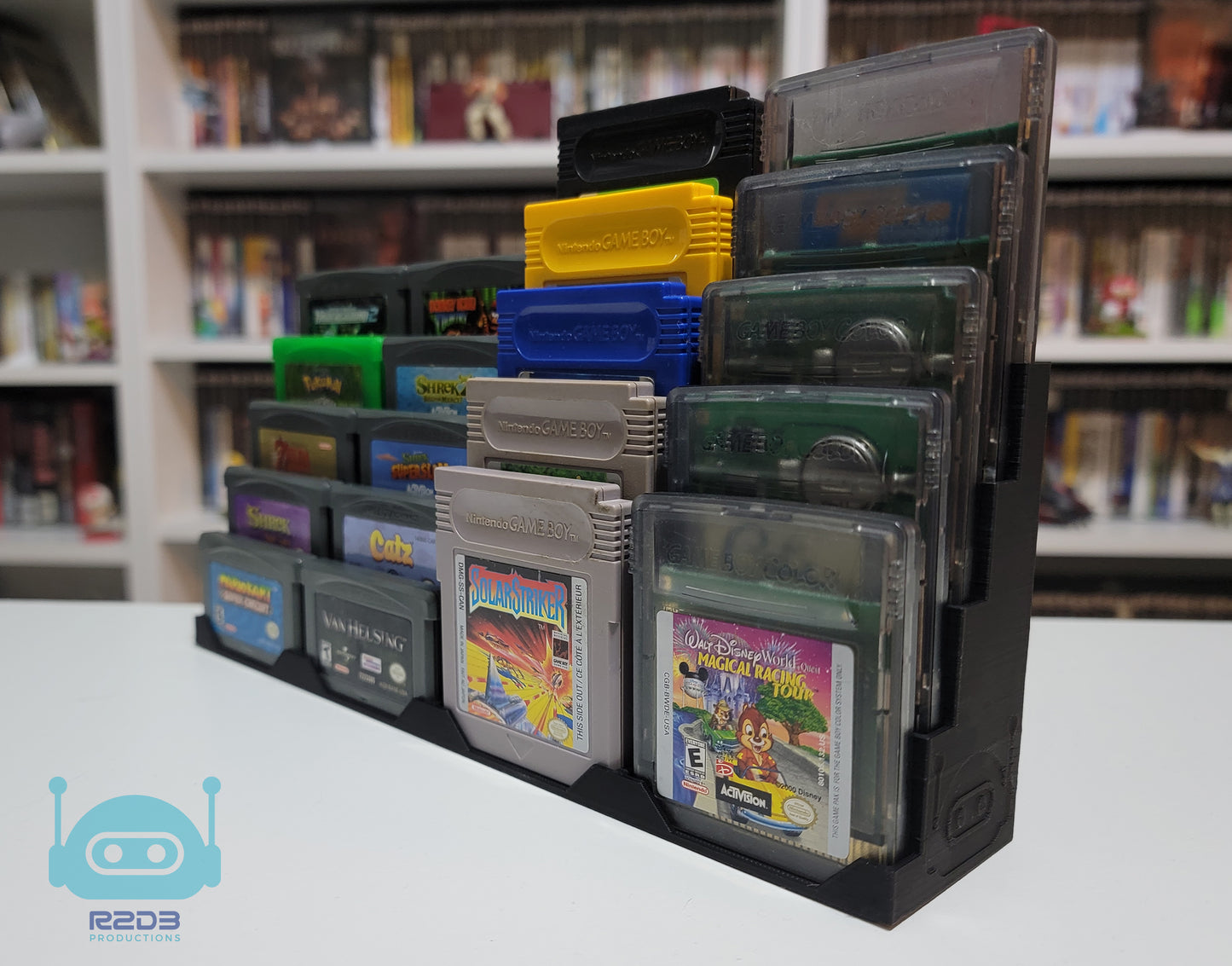 R2D3 Display for Game Boy Advance Games (1 to 72 Cartridges)