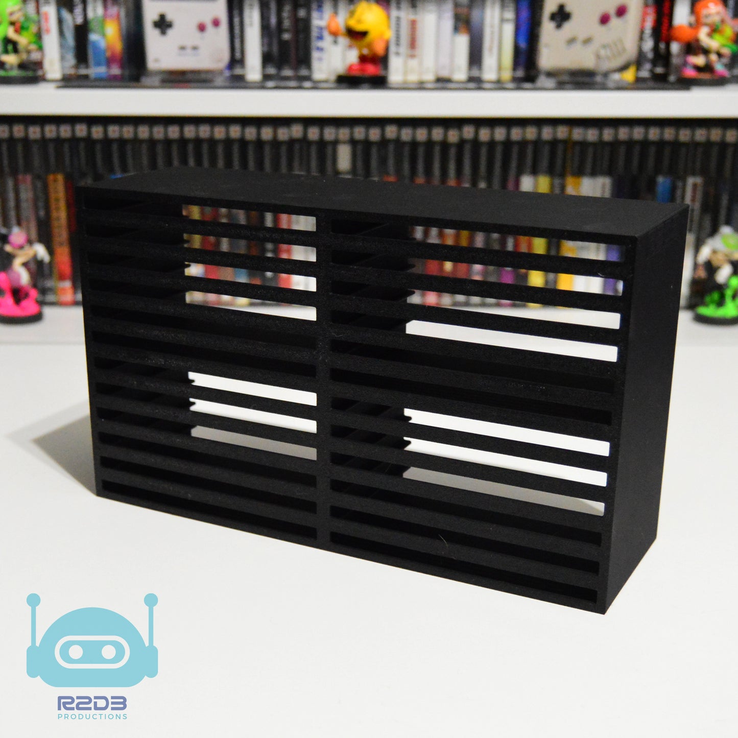 Présentoir rack pour boîtiers CD standard, PS1, Dreamcast, TurboGrafx et PC Engine - (Jusqu'à 40 boîtiers) (Ne convient pas aux jeux PAL)