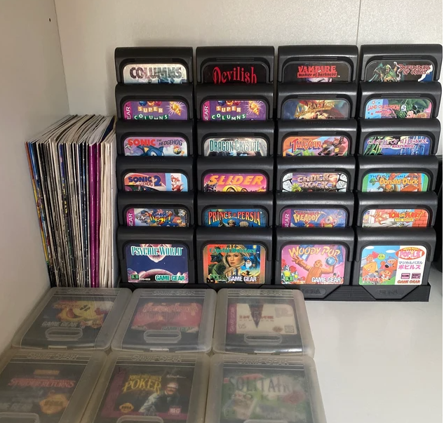 R2D3 Display for SEGA Game Gear Games (1 to 52 Cartridges)