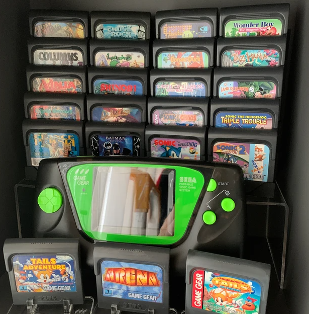 R2D3 Display for SEGA Game Gear Games (1 to 52 Cartridges)